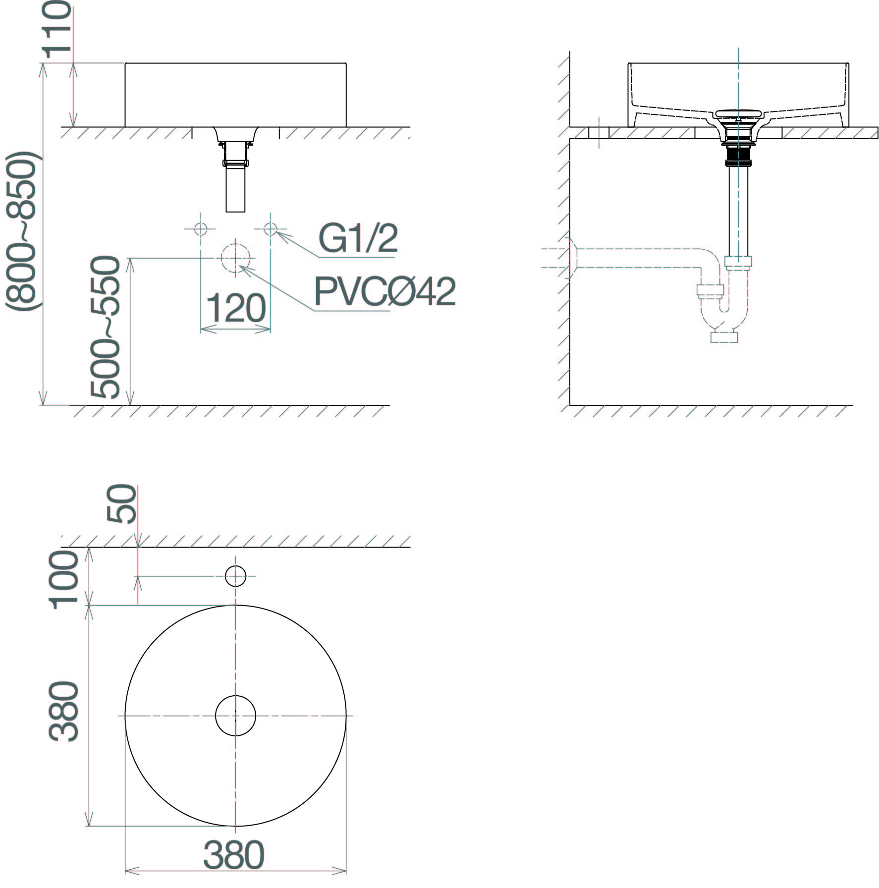 Chậu dương bàn CM02