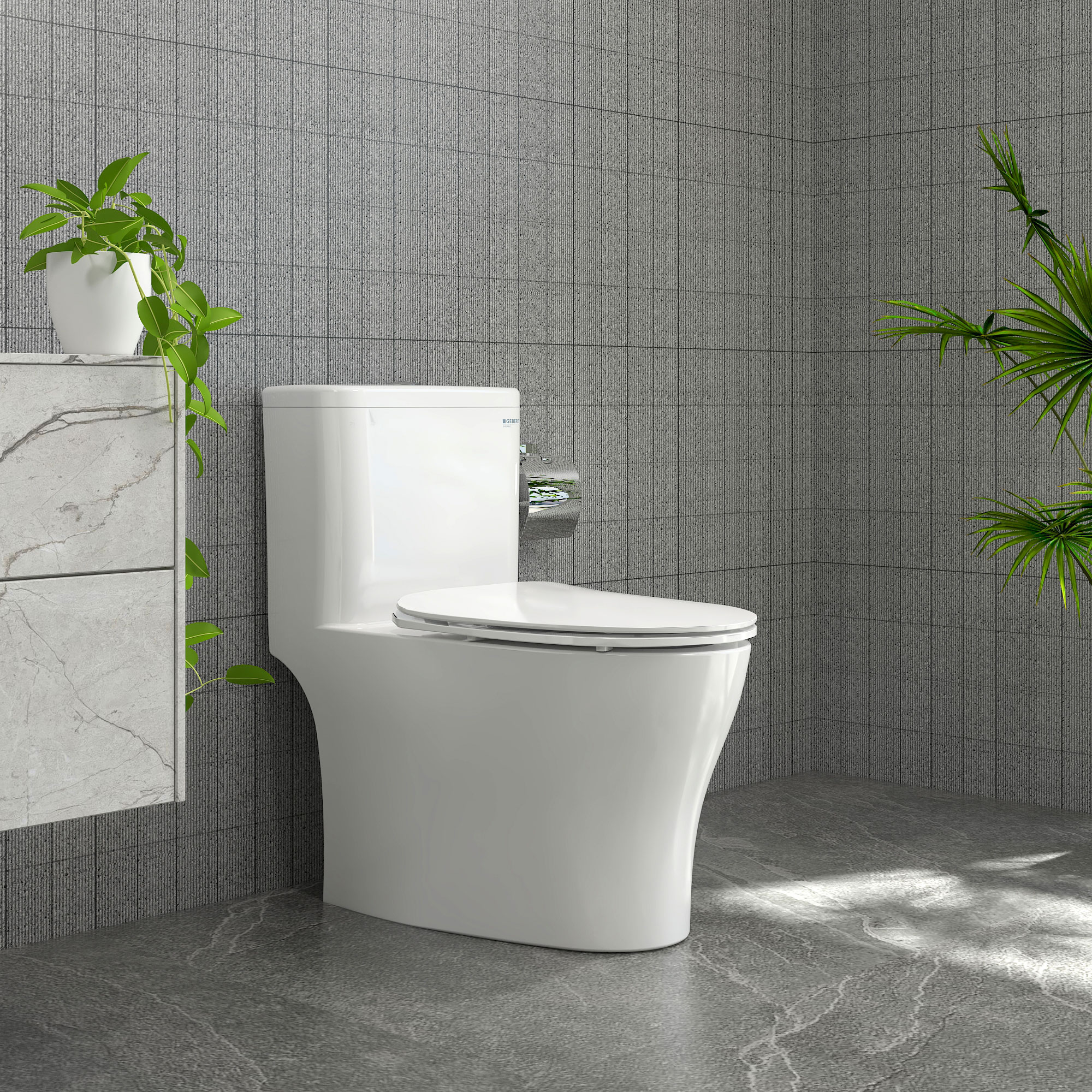 Bàn cầu một khối P356 (P.11.321)