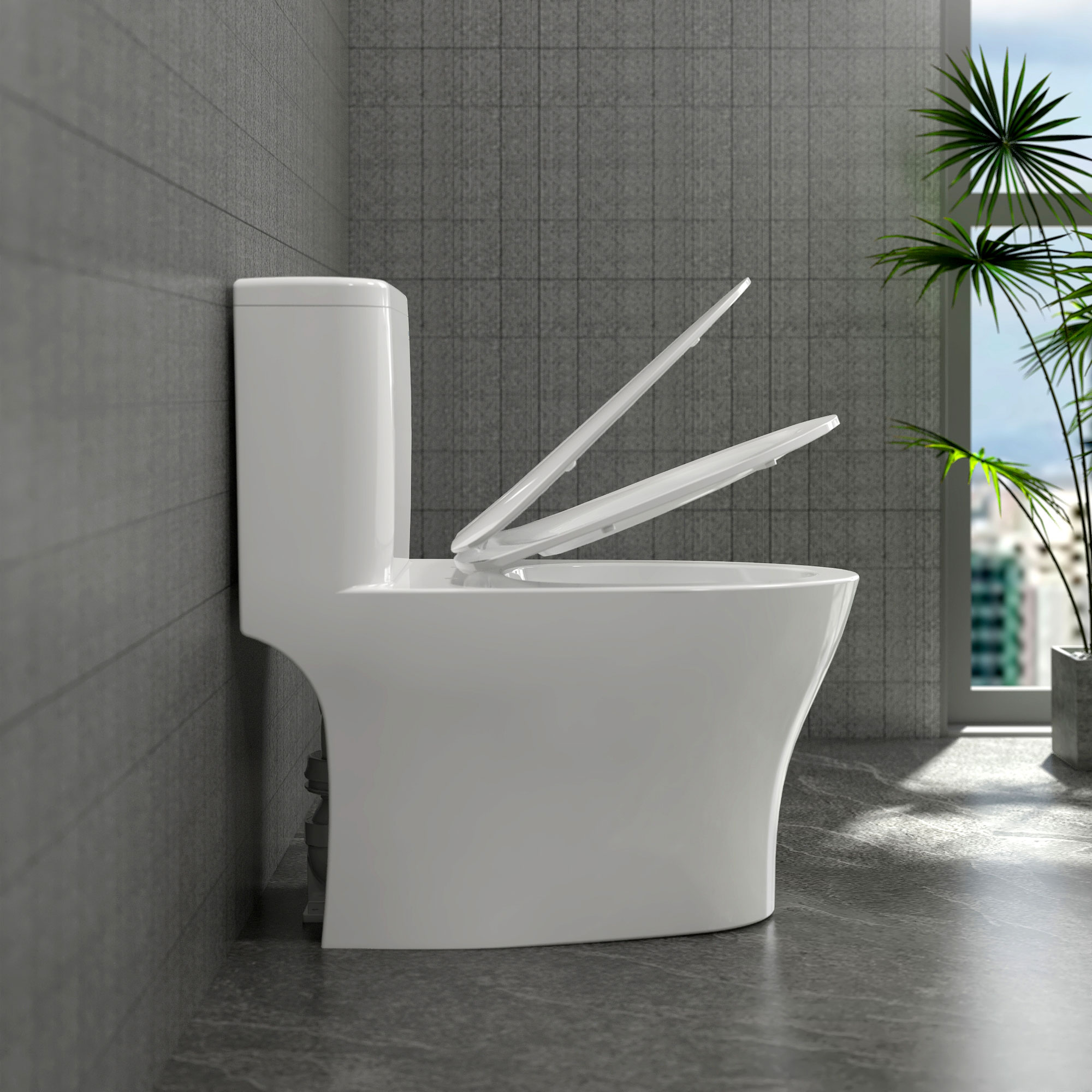 Bàn cầu một khối P356 (P.11.321)