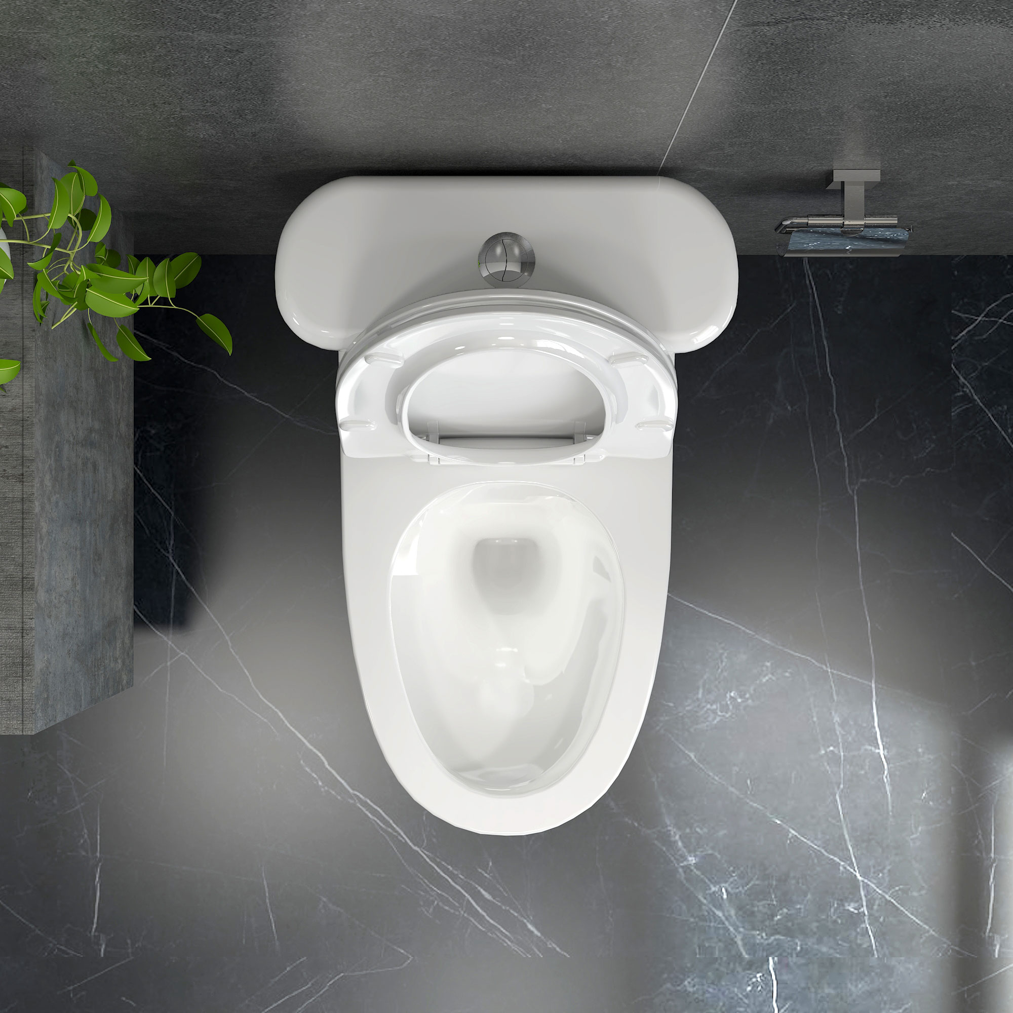 Bàn cầu một khối P358 (P.11.450)