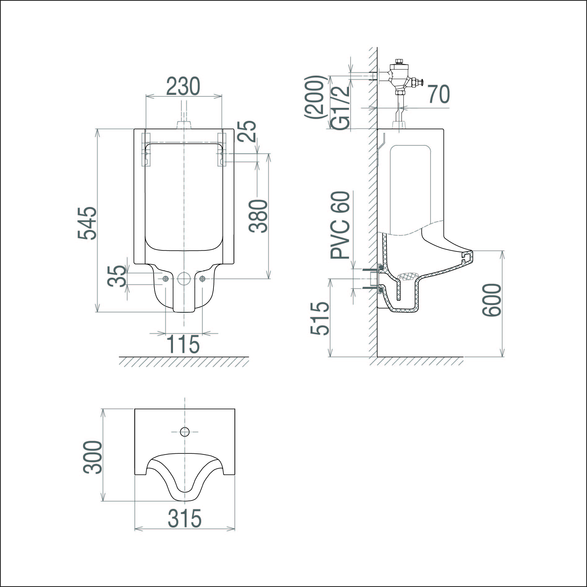 Tiểu nam treo tường TT5