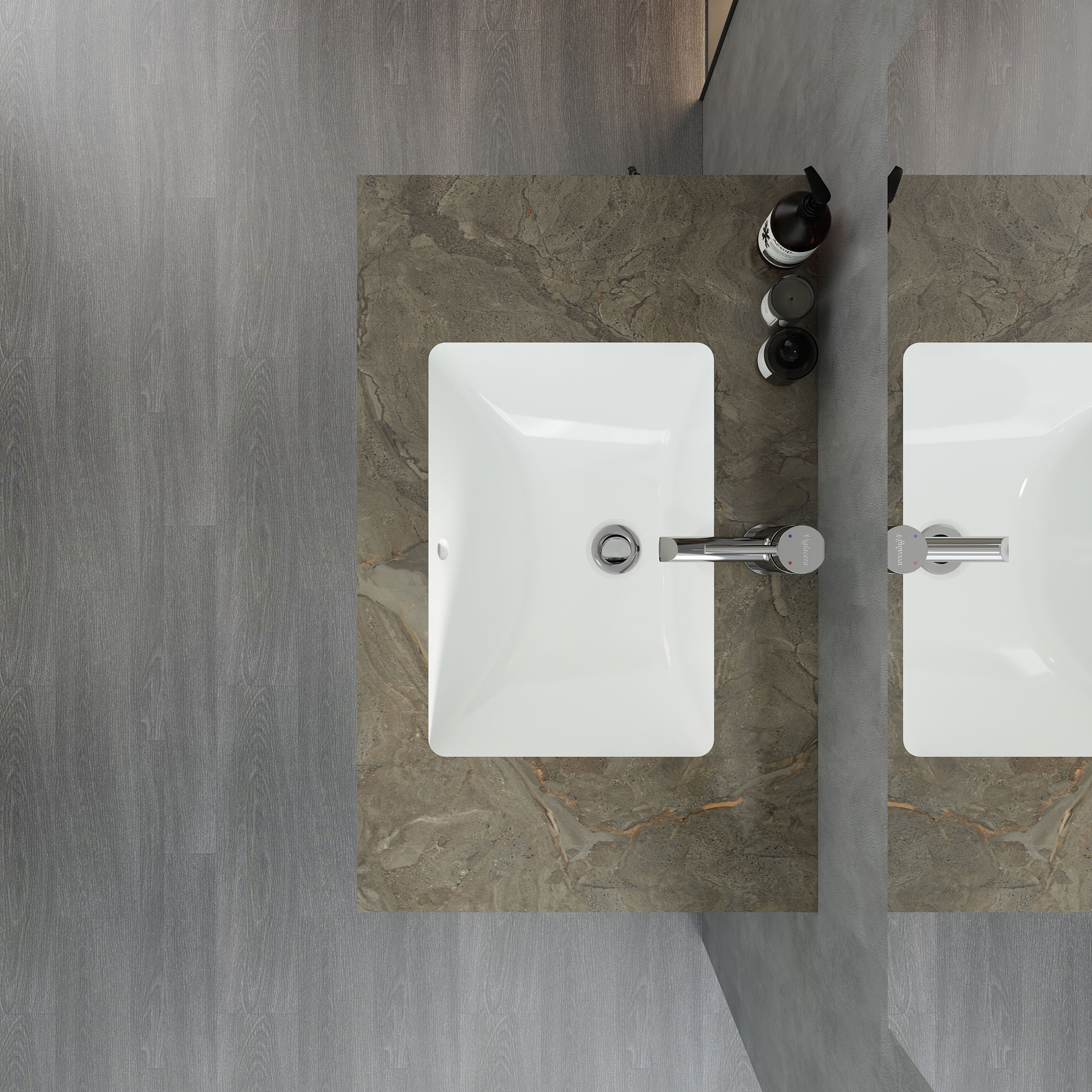 Chậu bàn đá 2 tầng US10-9GP05