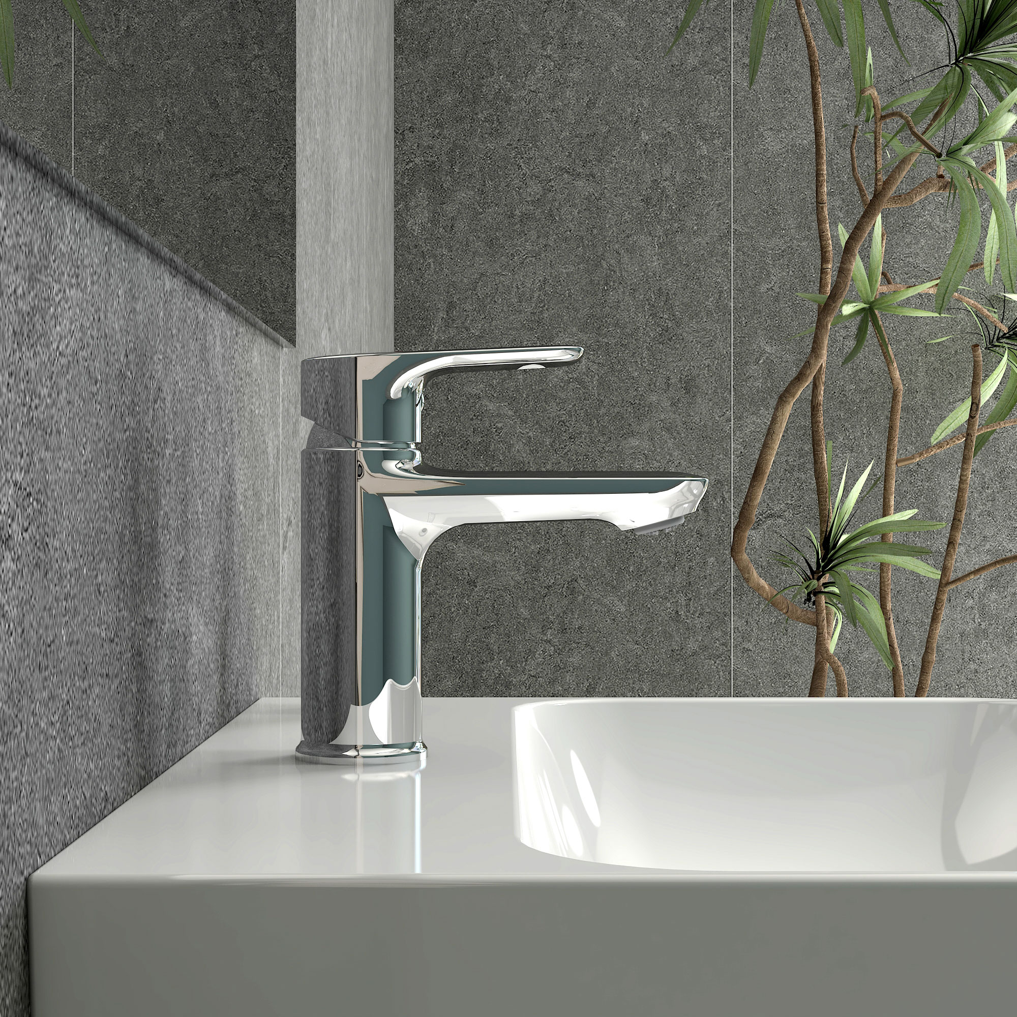 Vòi chậu thấp một lỗ VG132.2