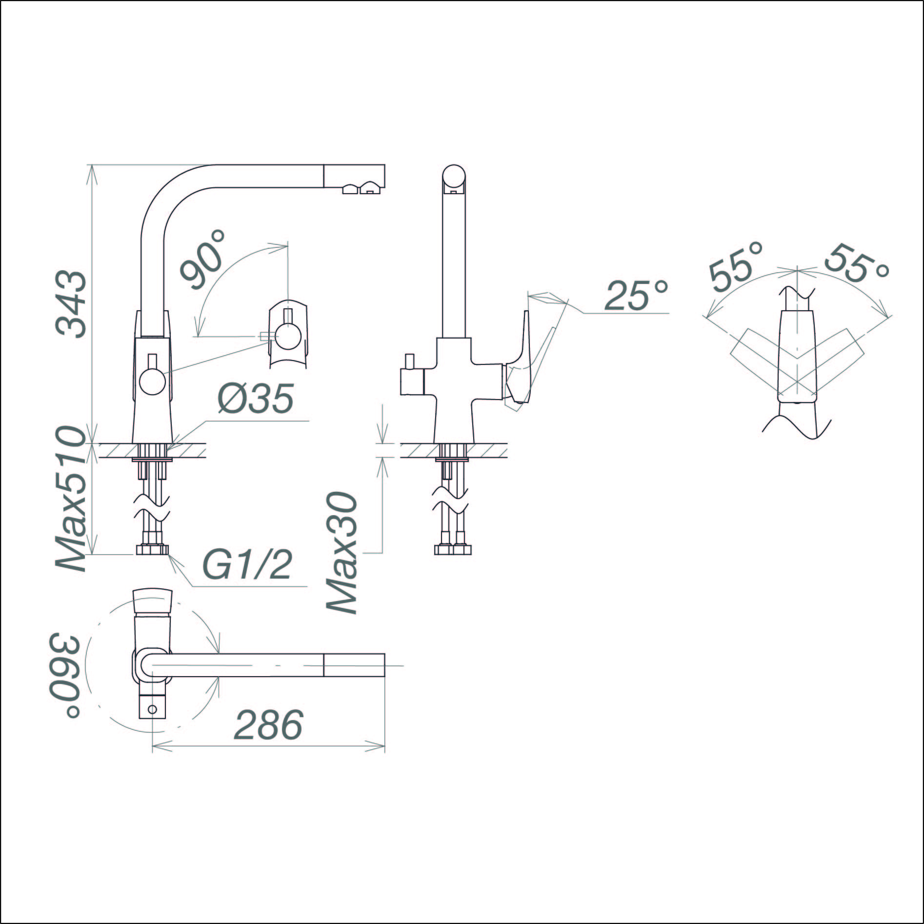 Vòi rửa bát VG713