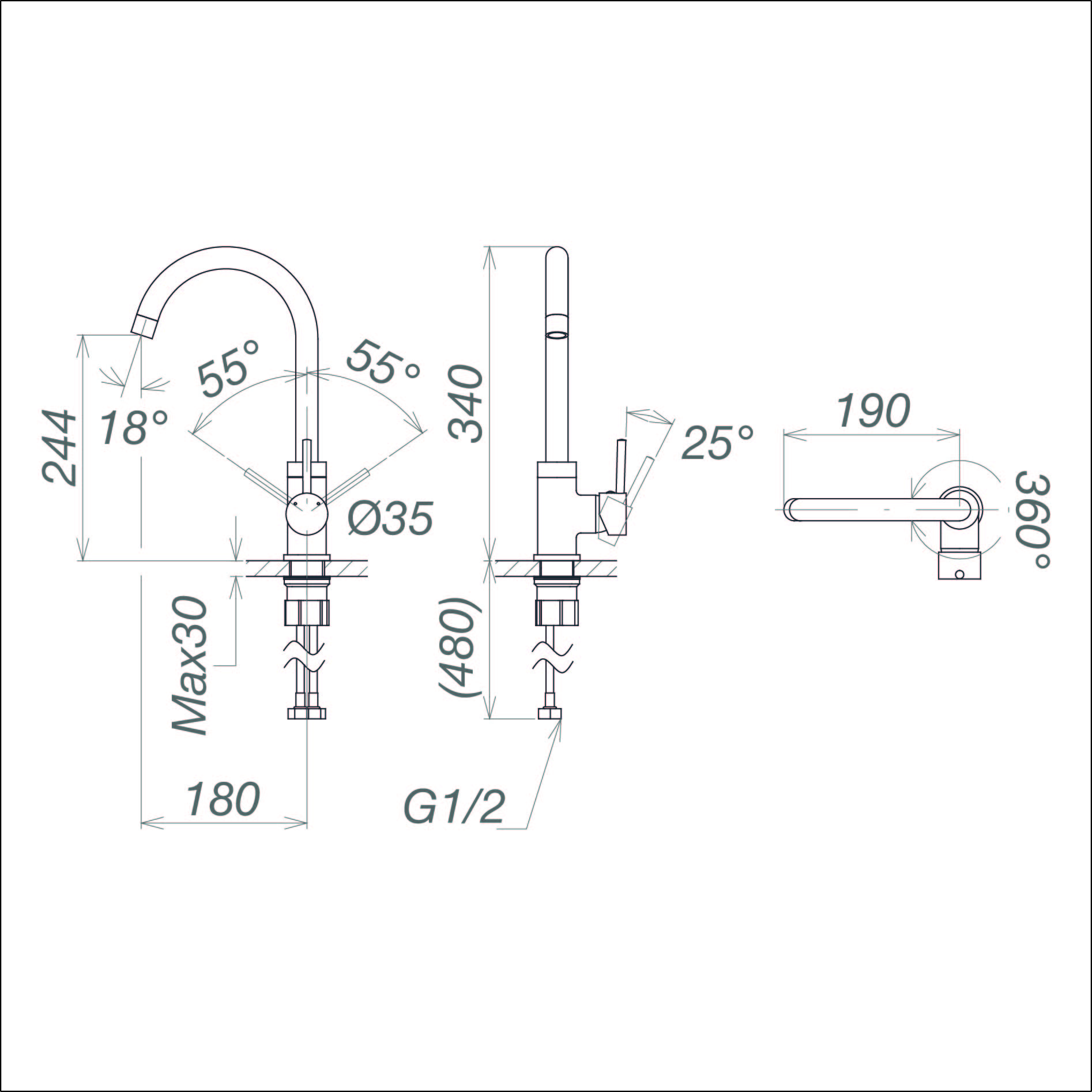 Vòi rửa bát VG731