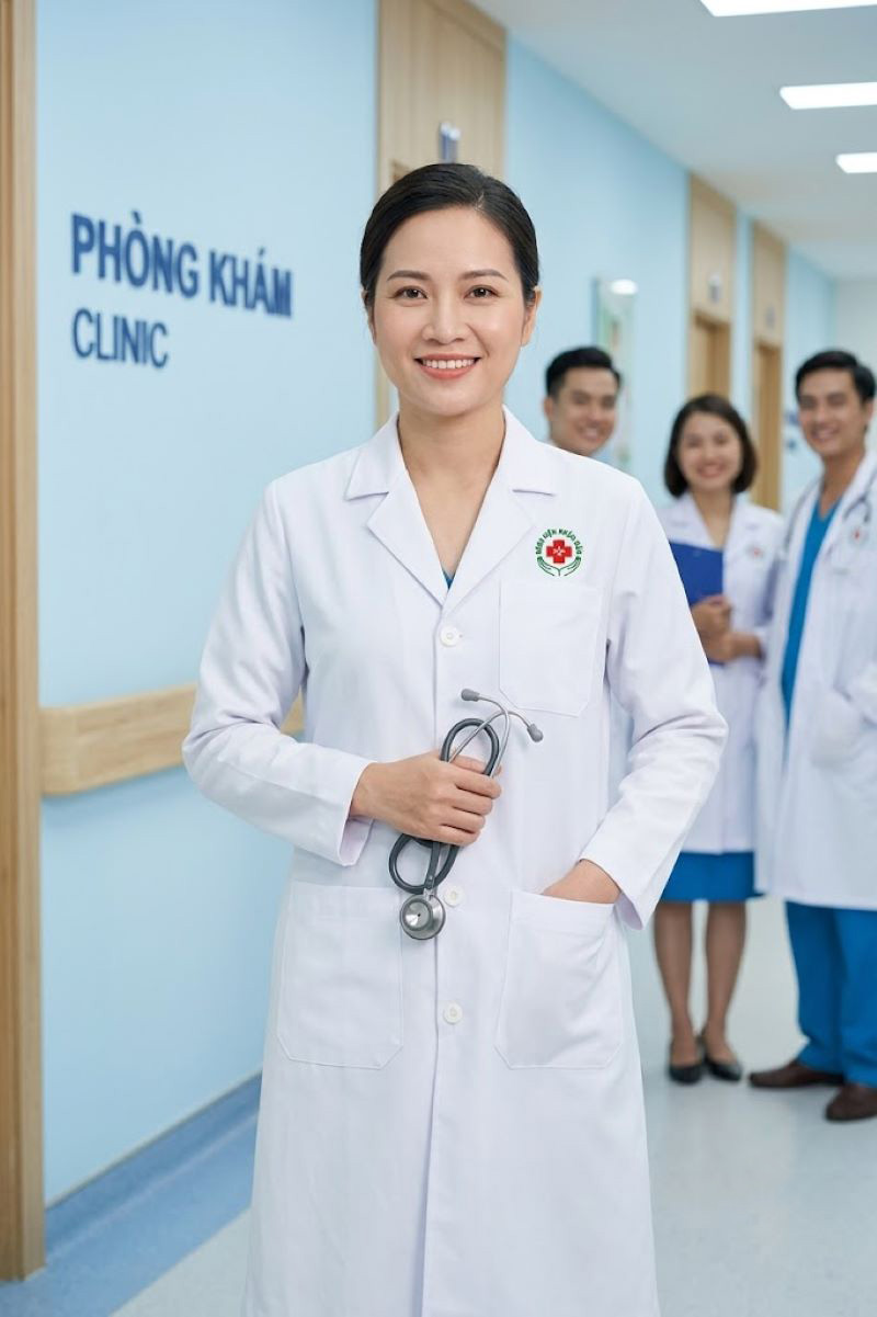 Áo Blouse Bác Sĩ Chuẩn Bộ Y Tế Cao Cấp - May Sài Gòn Gia Định