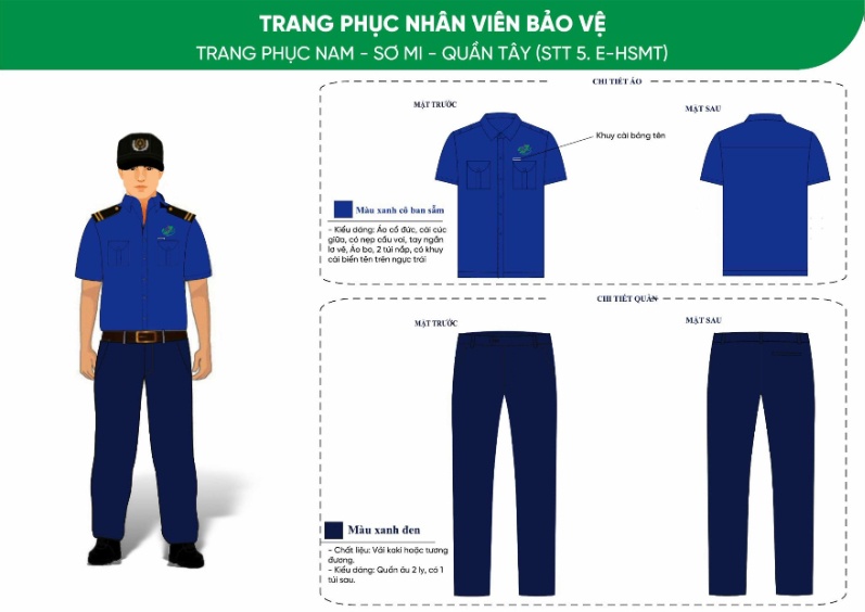 Mẫu Đồng Phục Nhân Viên Bảo Vệ Trong Bệnh Viện