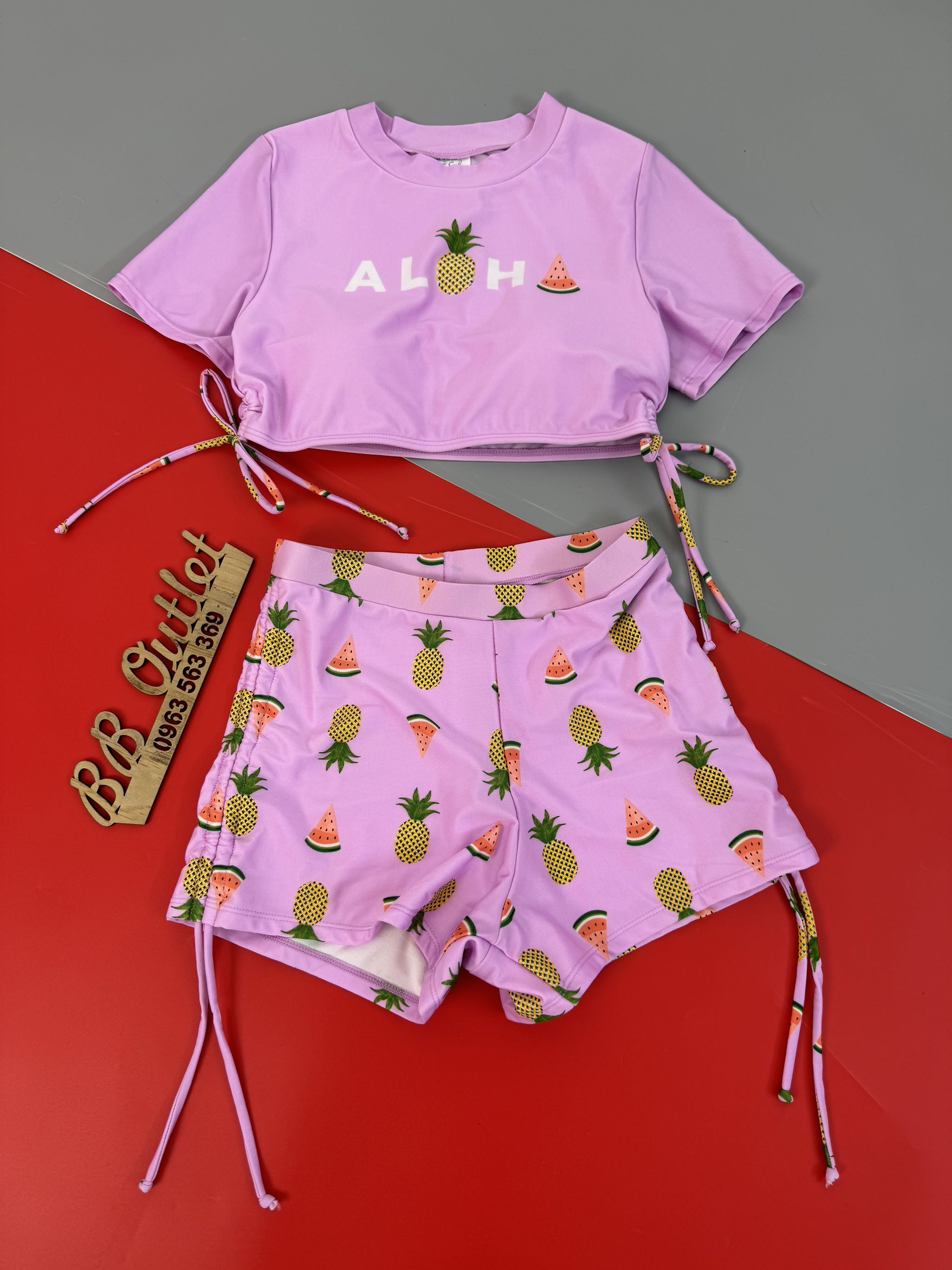 Bộ bơi aloha - áo tắm - bikini