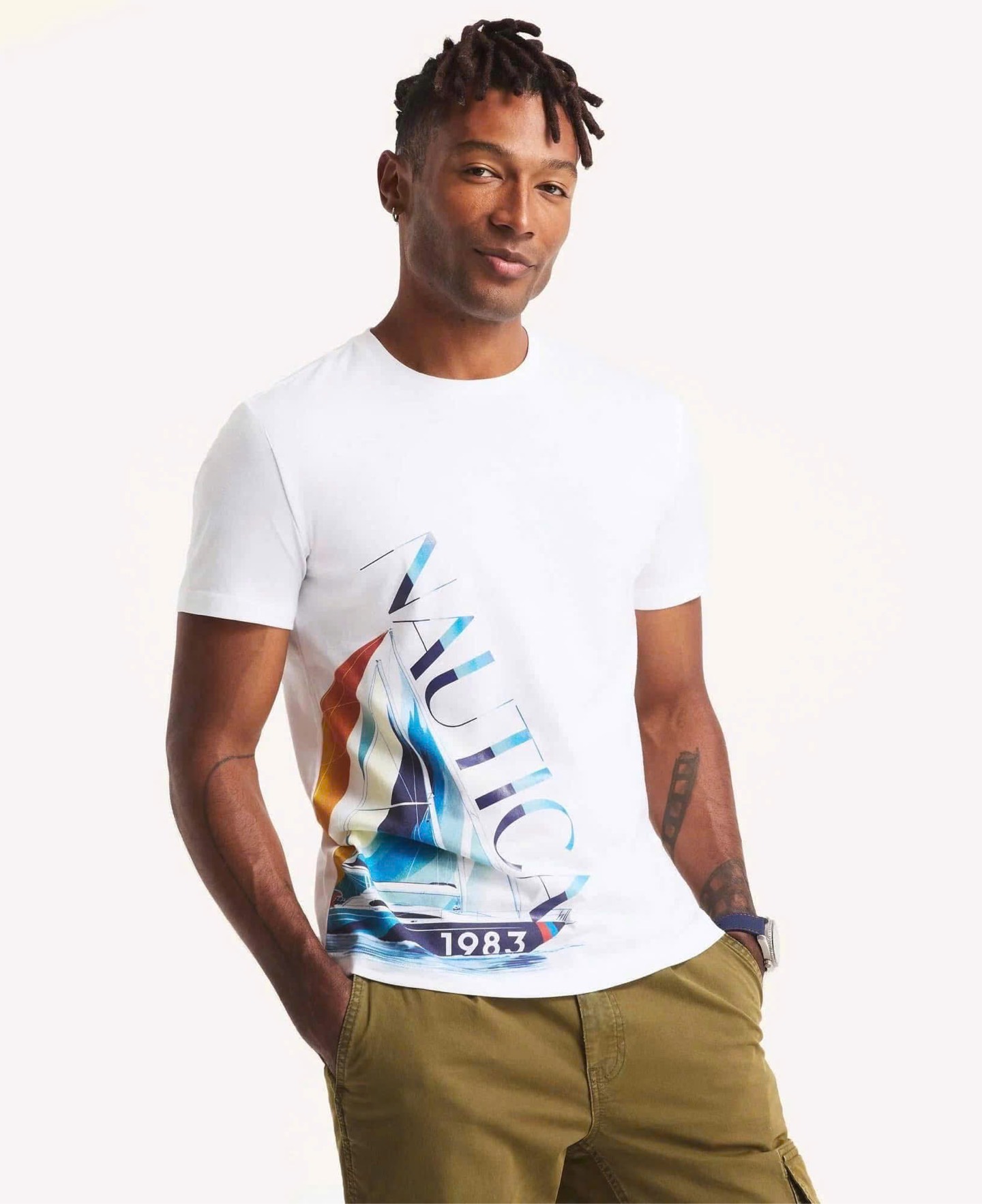 A55 Áo phông nam Nautica