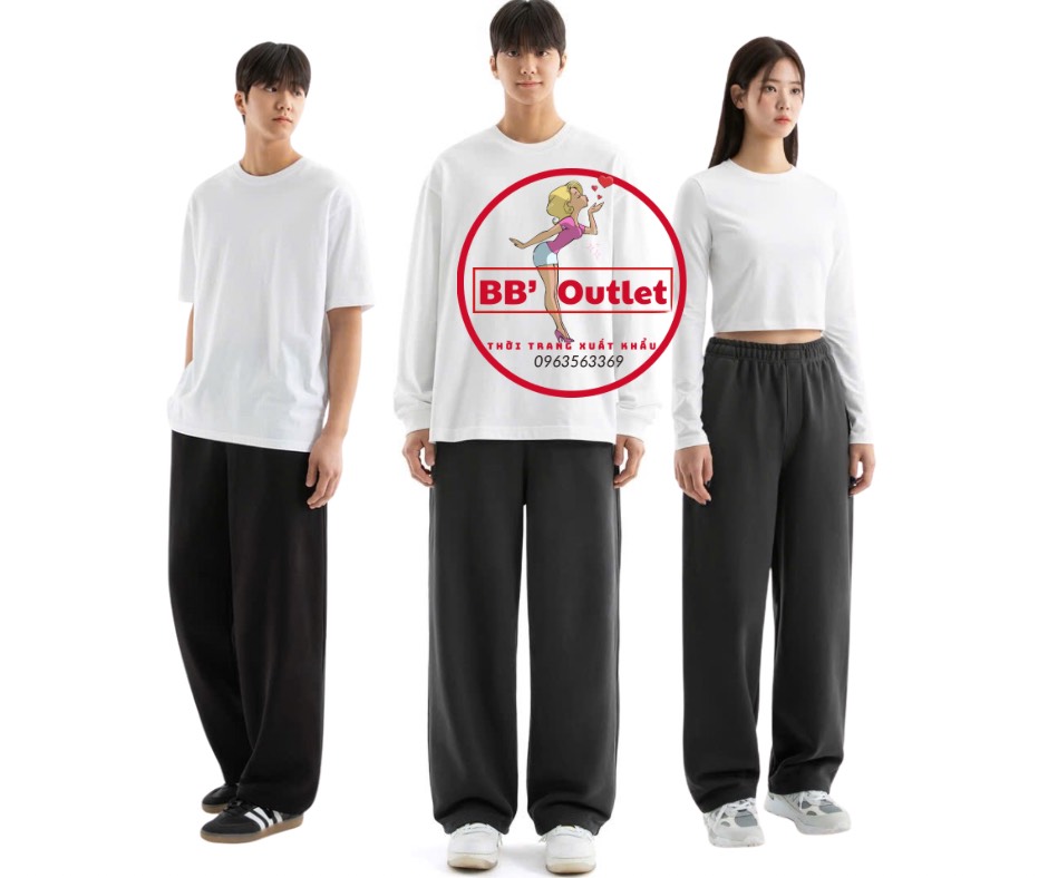 Q114 Quần nỉ ống rộng Brenson