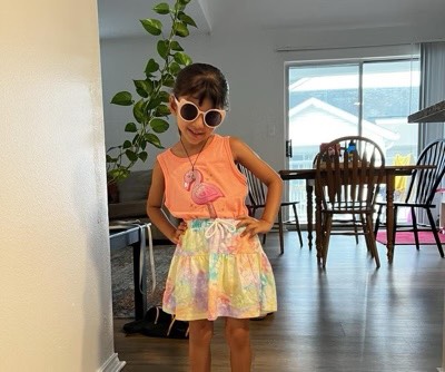 V05 Chân váy cotton có quần