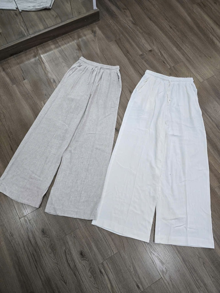 QE02 Quần suông linen Atg
