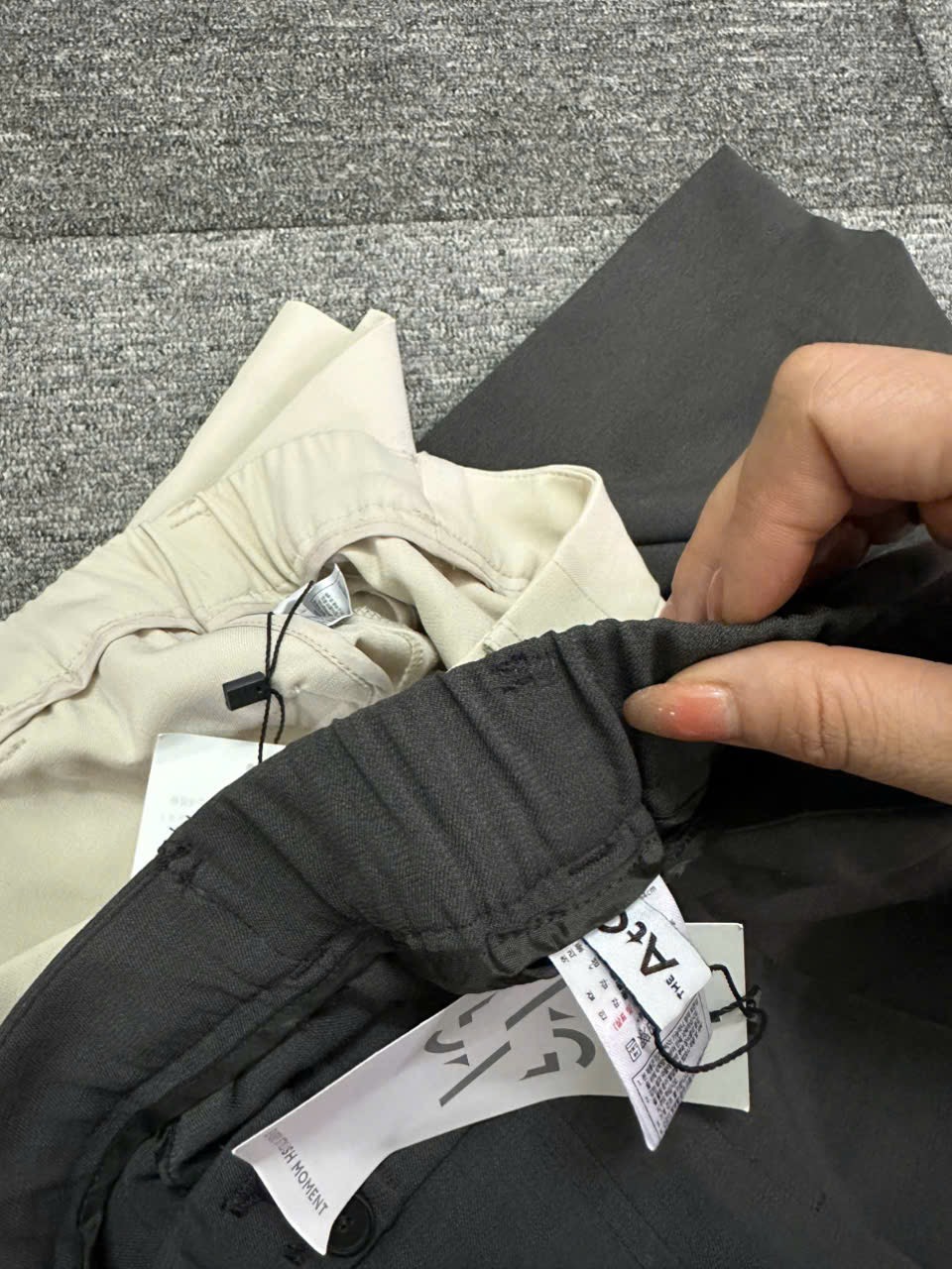 Q74 quần suông Atg kéo khoá