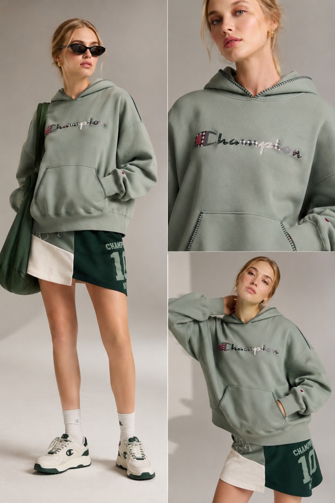 AE37 Áo nỉ charm croptop