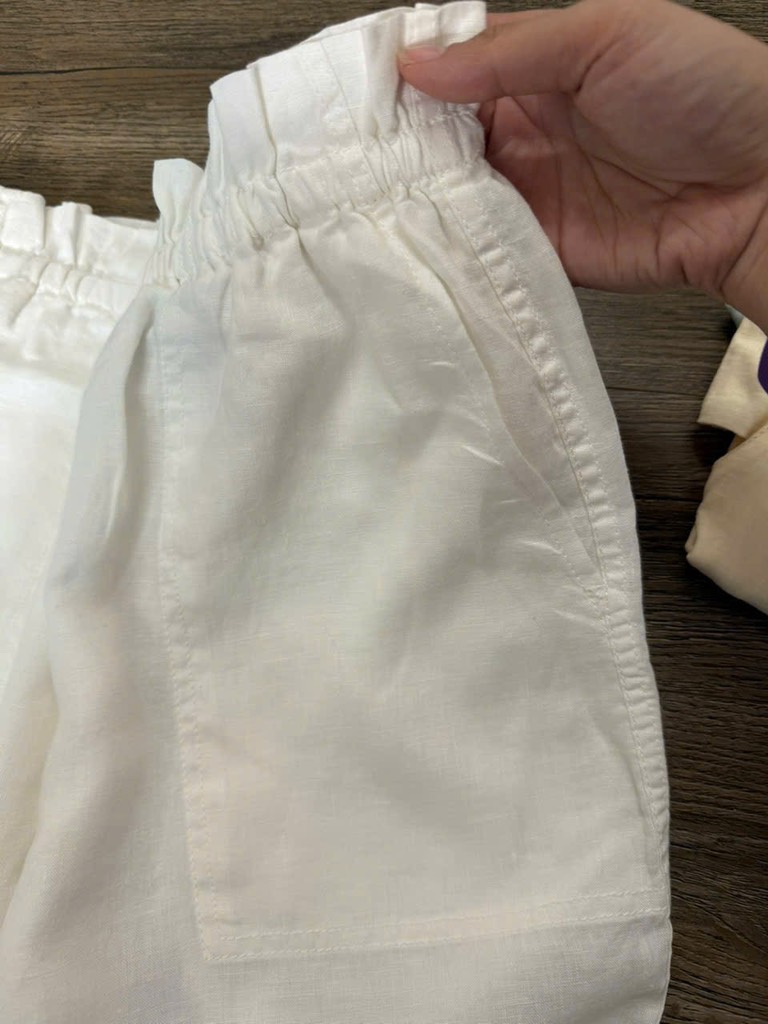 Q142 Quần suông linen Donna