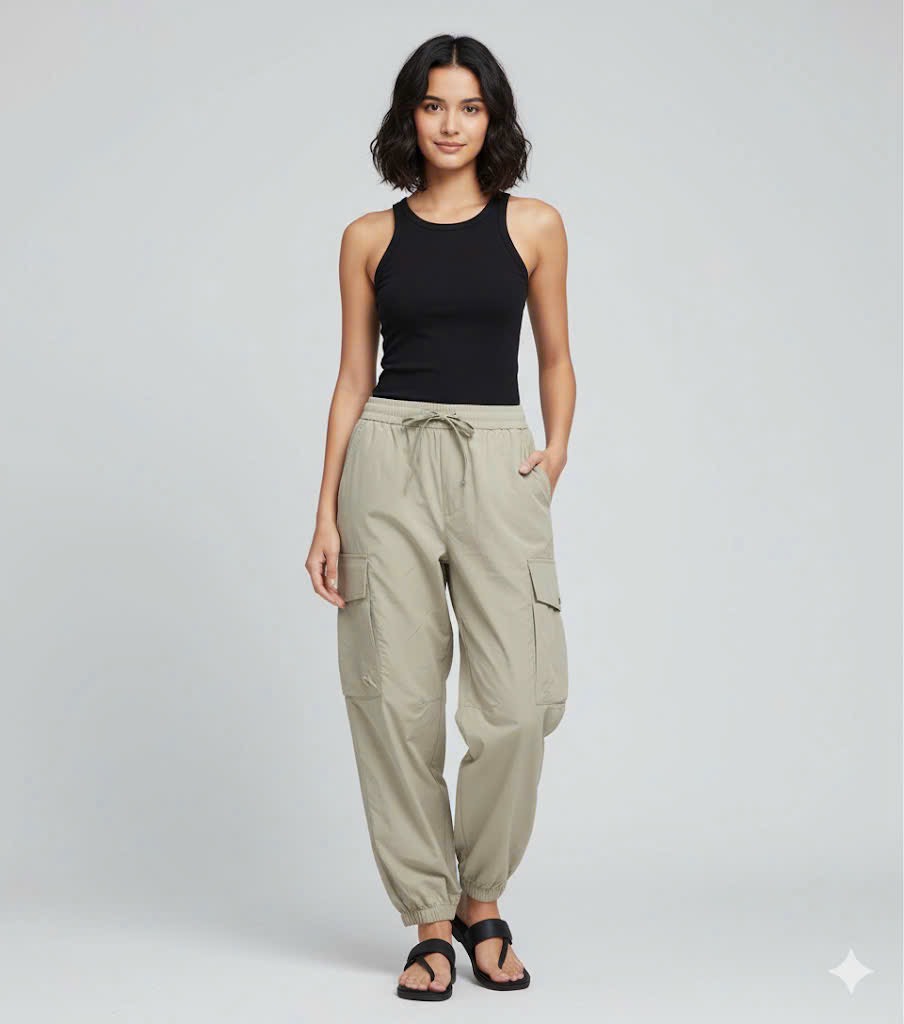 Q123 Quần gió túi hộp Uni