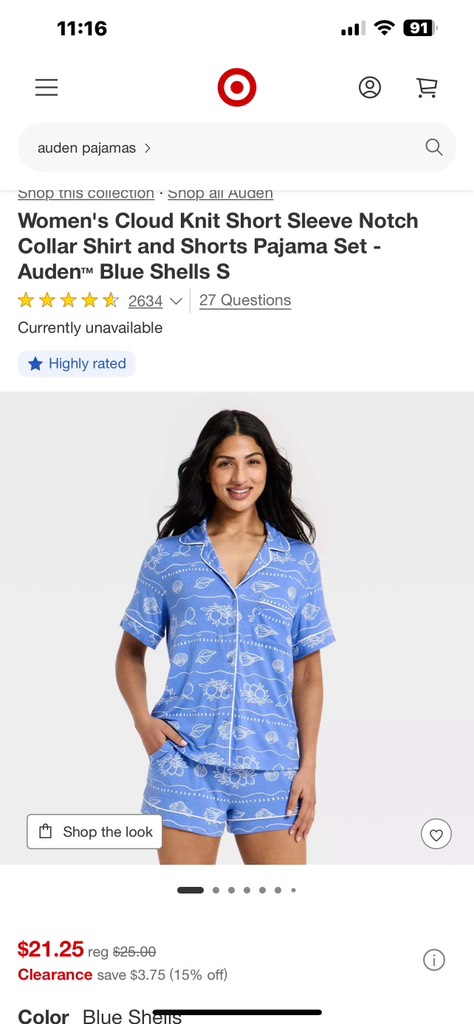 B34c Bộ pyjama Auden