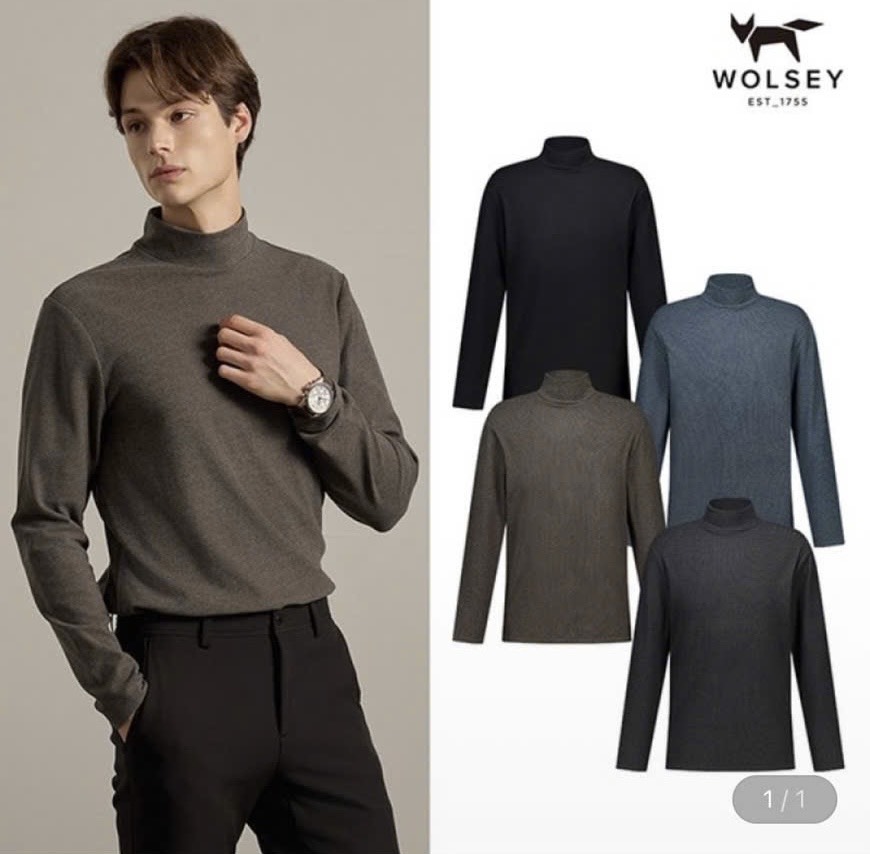 A141 Áo nỉ nam WOLSEY