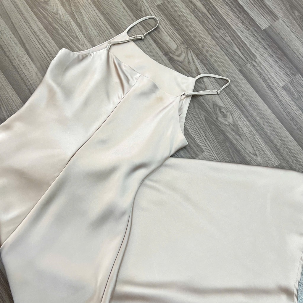 V23 Đầm lụa 2 dây