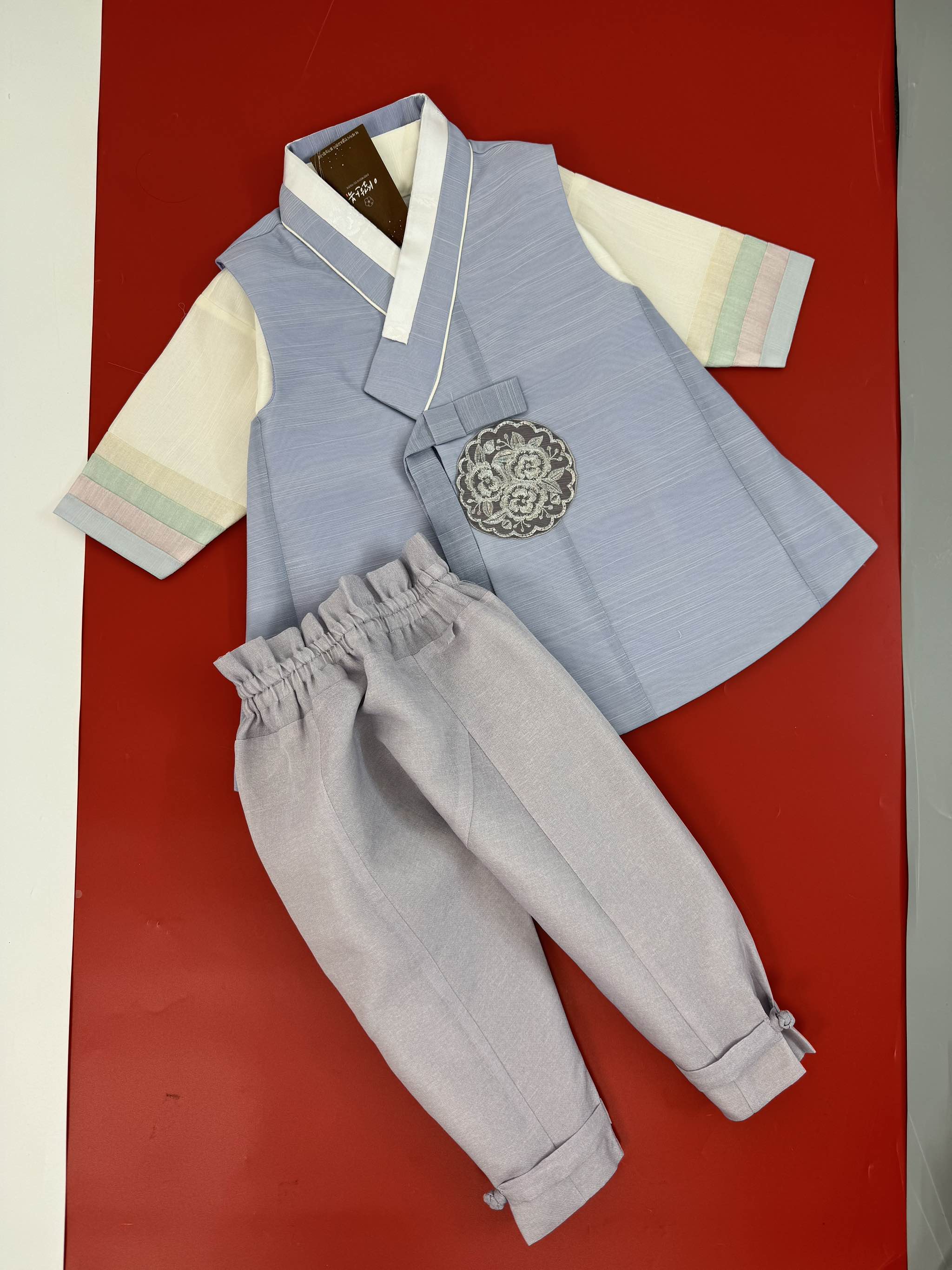 H02 Bộ Hanbok bé trai 1Y - 2Y (~13kg)