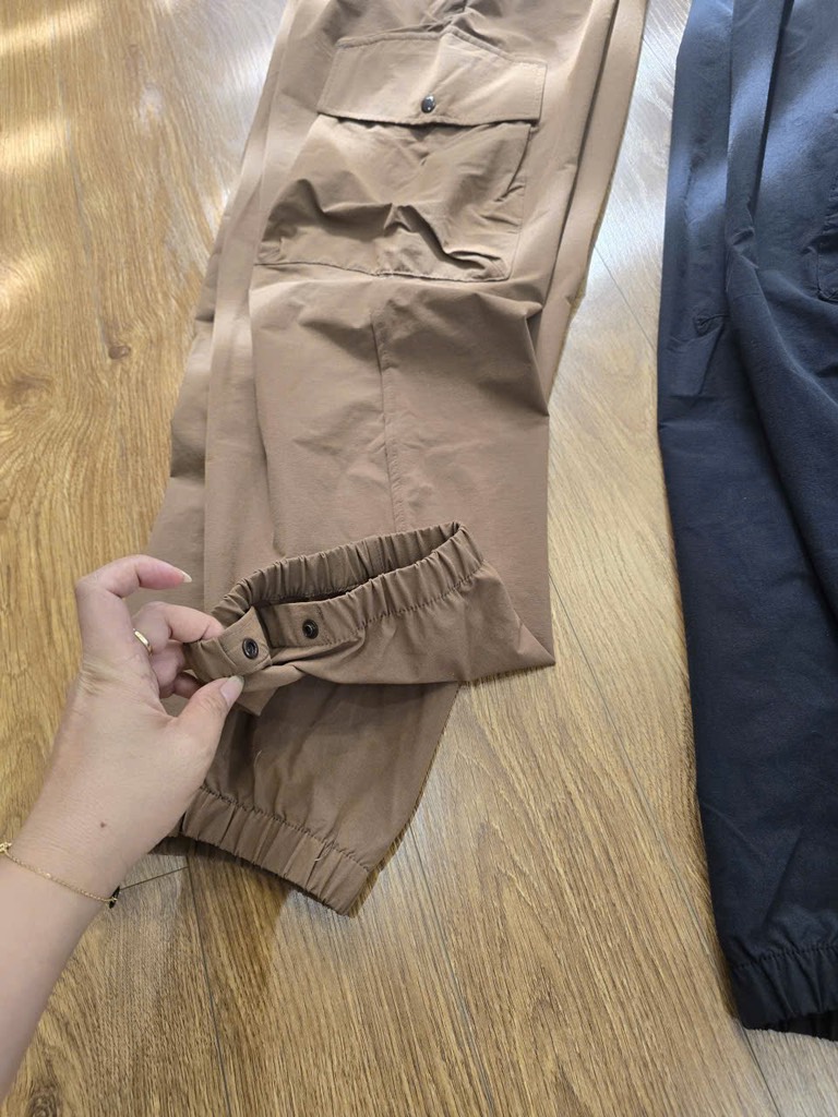 Q123 Quần gió túi hộp Uni