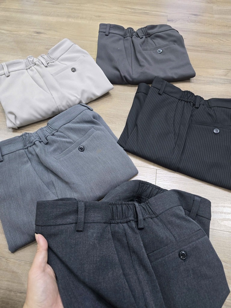 QA22 Quần công sở nam ống suông