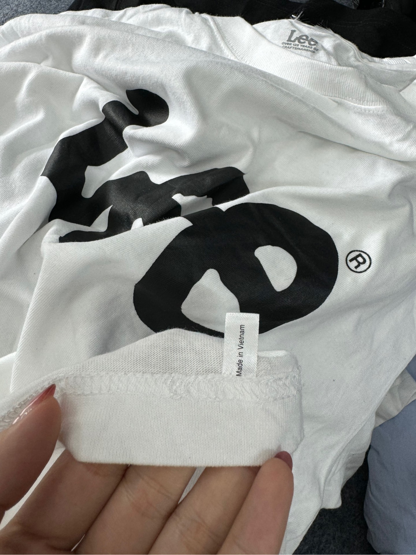 A58 Áo Lee dệt ống