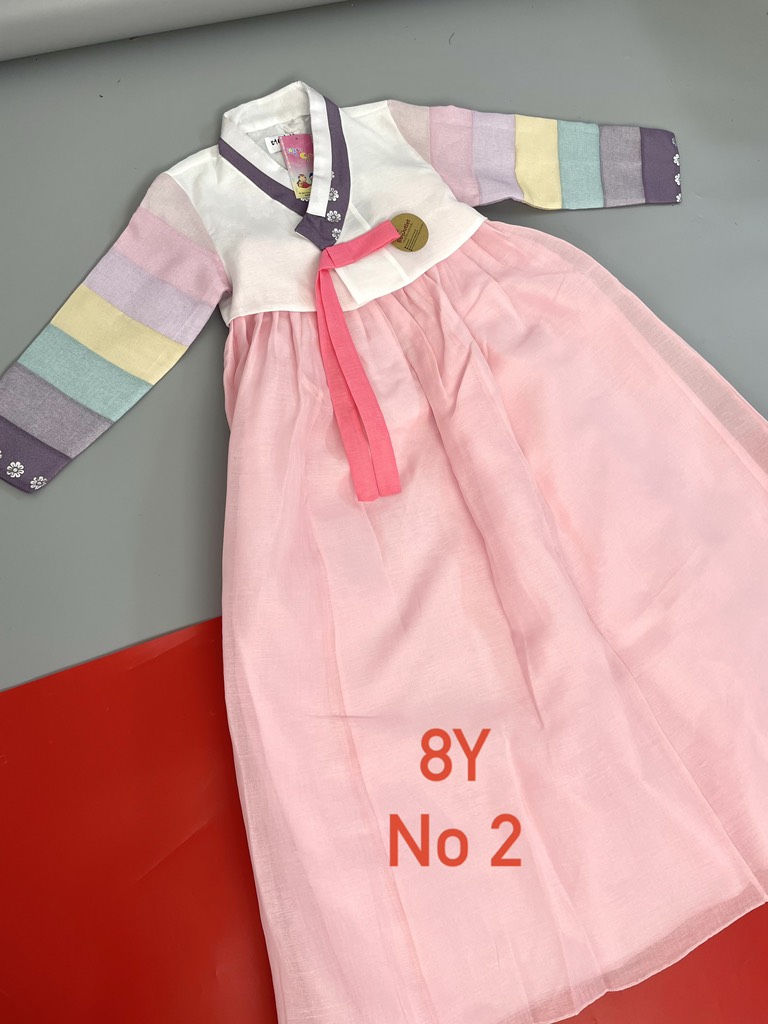 Bộ Hanbok bé gái 8t