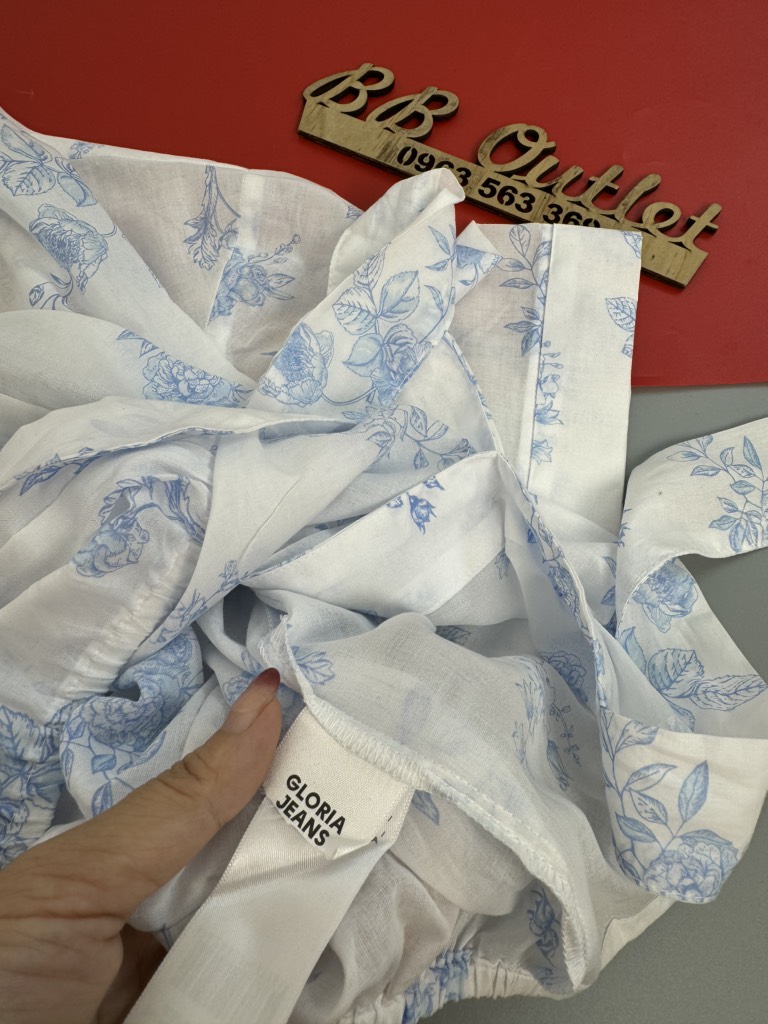 A117 Áo sơ mi thô boi croptop GJ