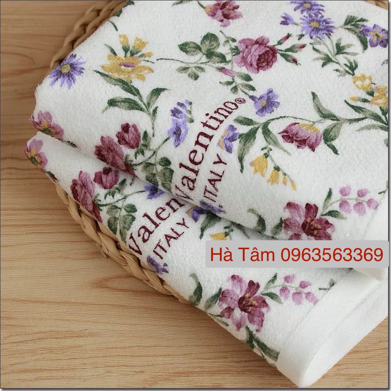 P20 Khăn tắm Nhật hoa tím 60*120cm