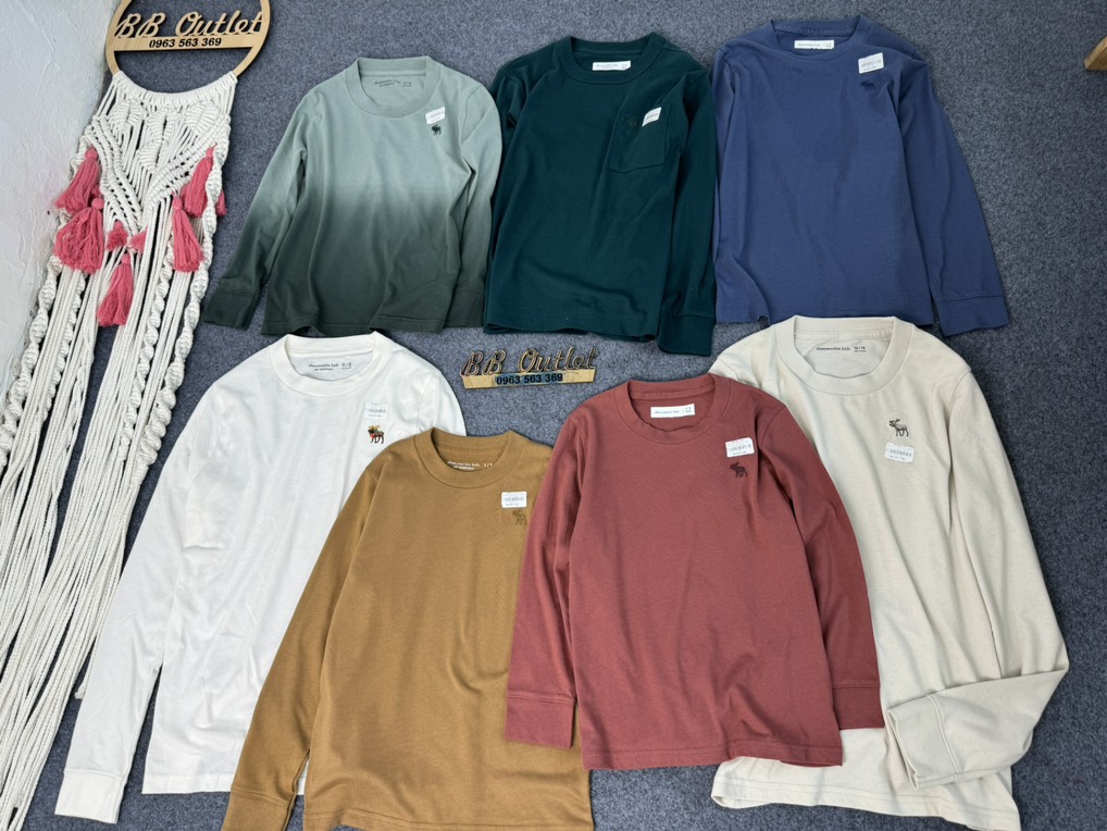 A108a Áo cotton tay dài Aber