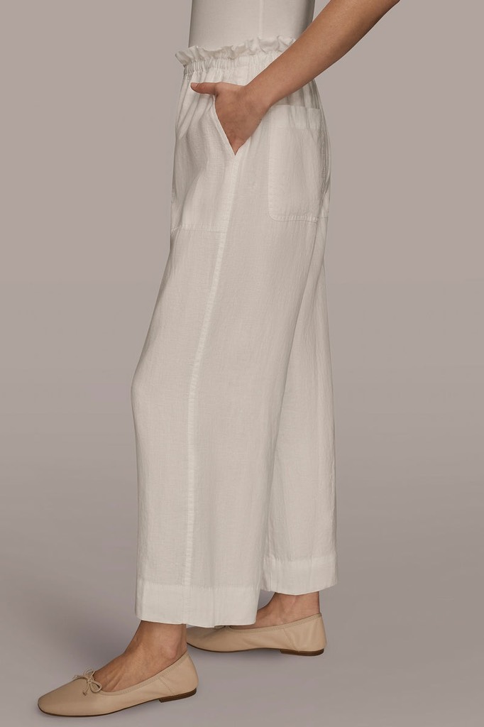 Q142 Quần suông linen Donna