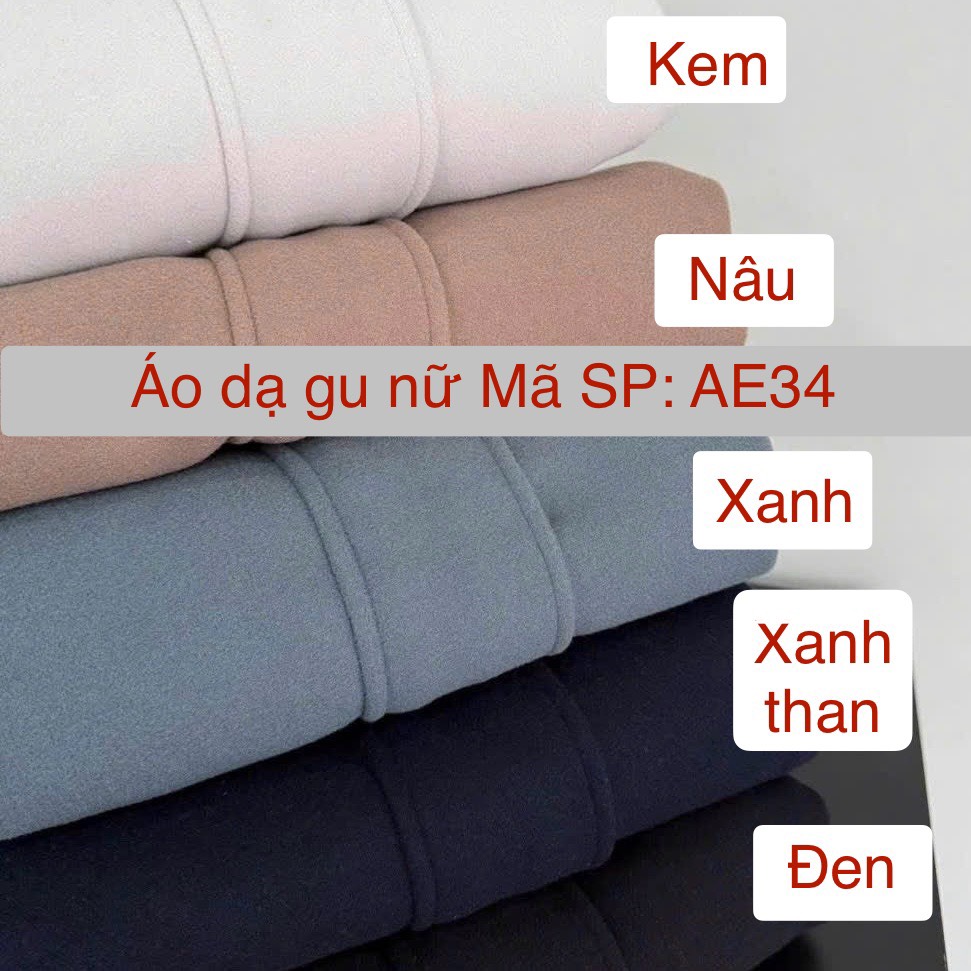 AE34 Áo khoác dạ gu nữ