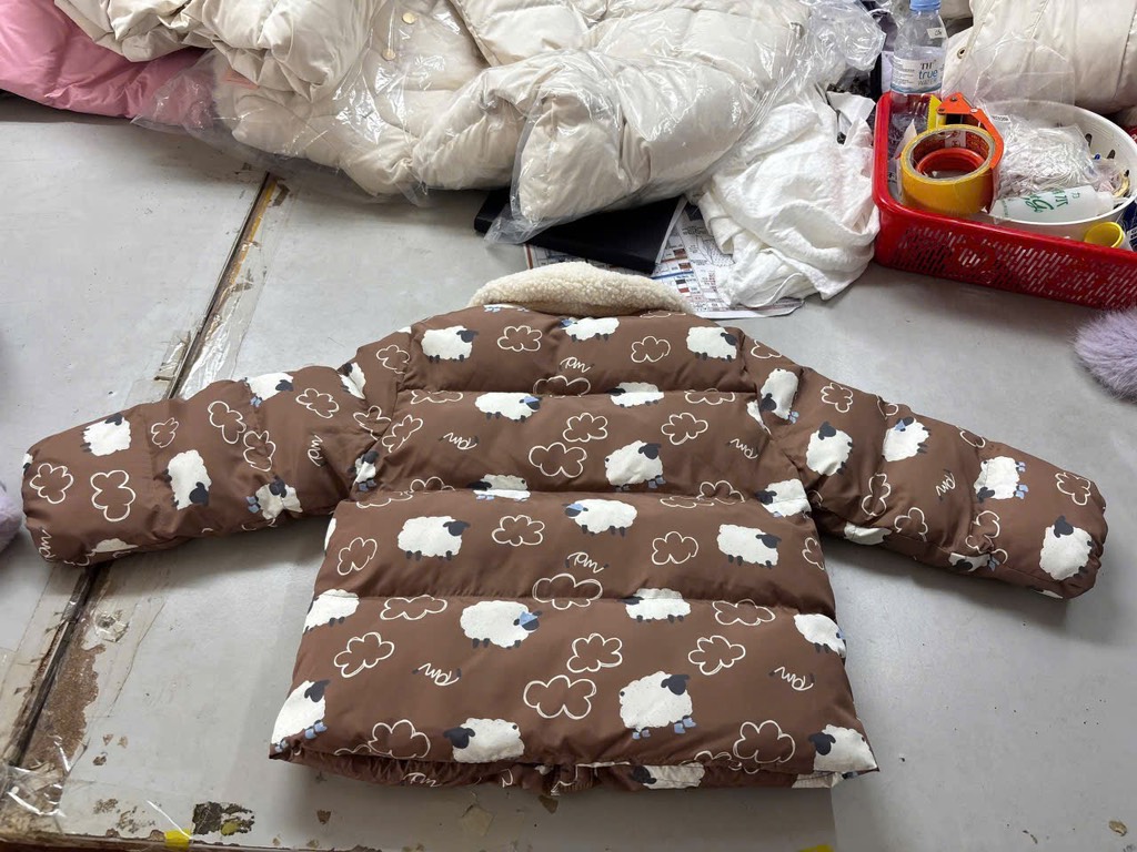 A146 Áo phao cổ lông cừu Prm