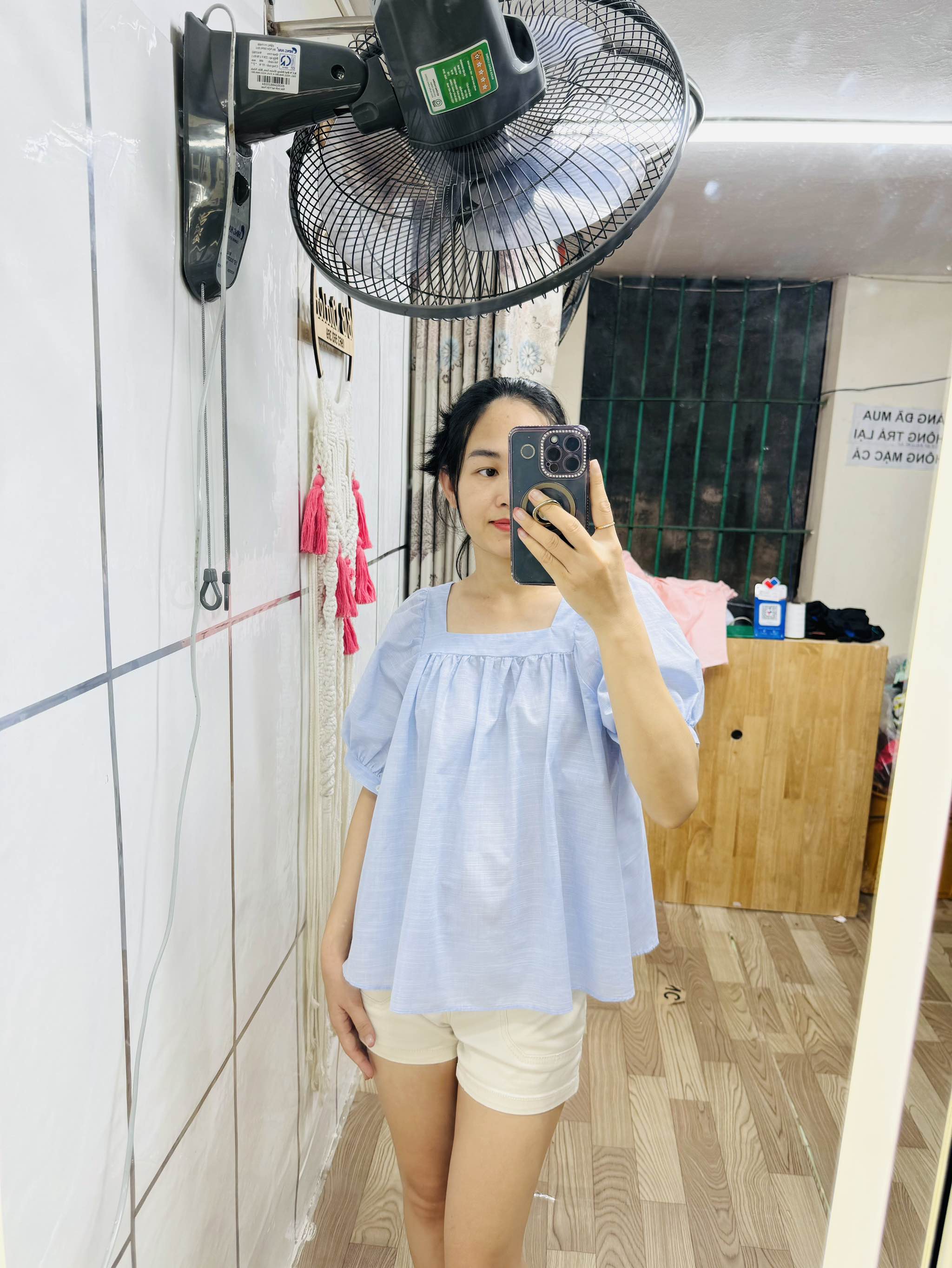 A74 Áo babydoll List