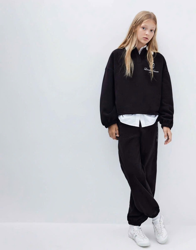 Q138 Quần nỉ dày bo gấu