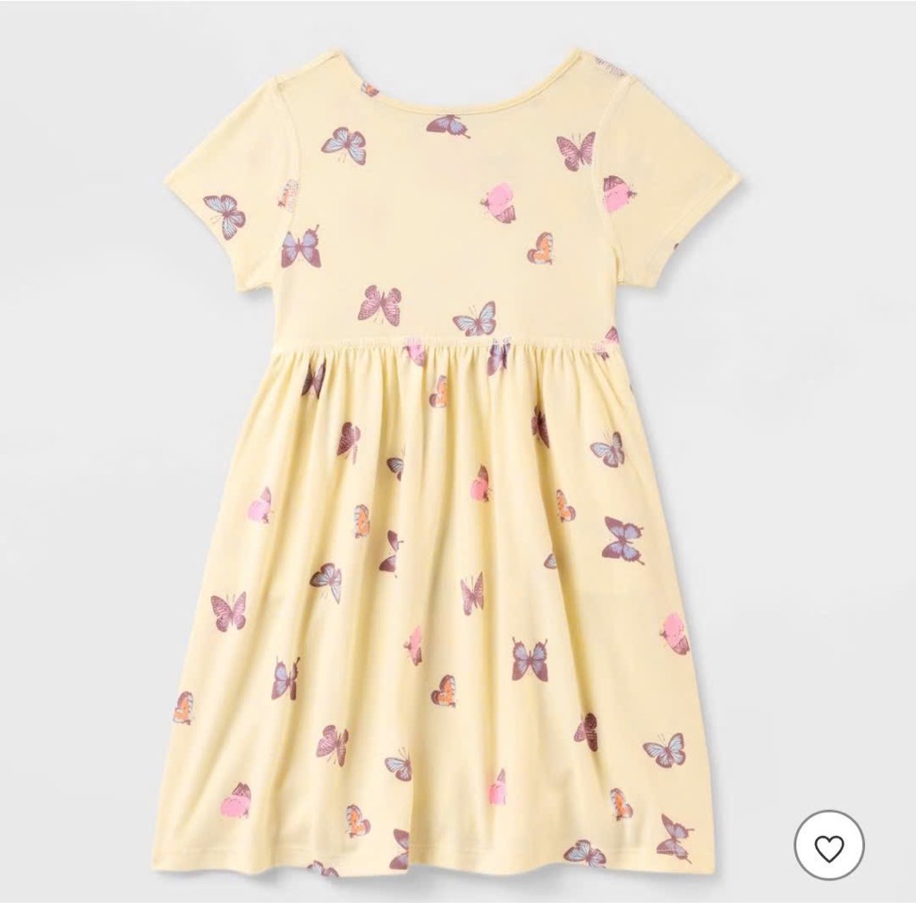 V24 Váy đầm cotton bé gái C&J