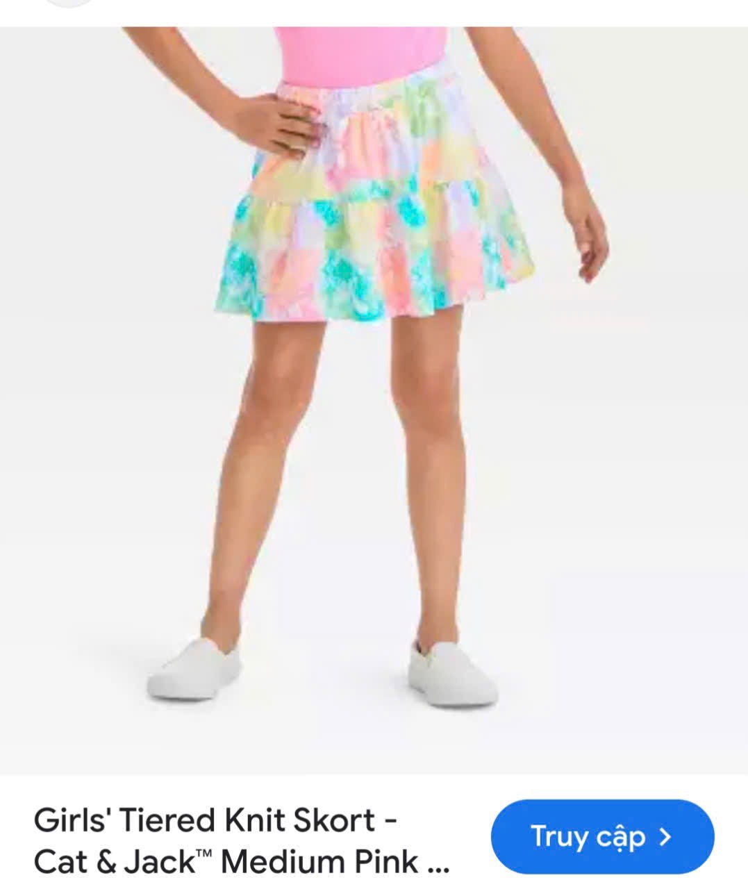 V05 Chân váy cotton có quần