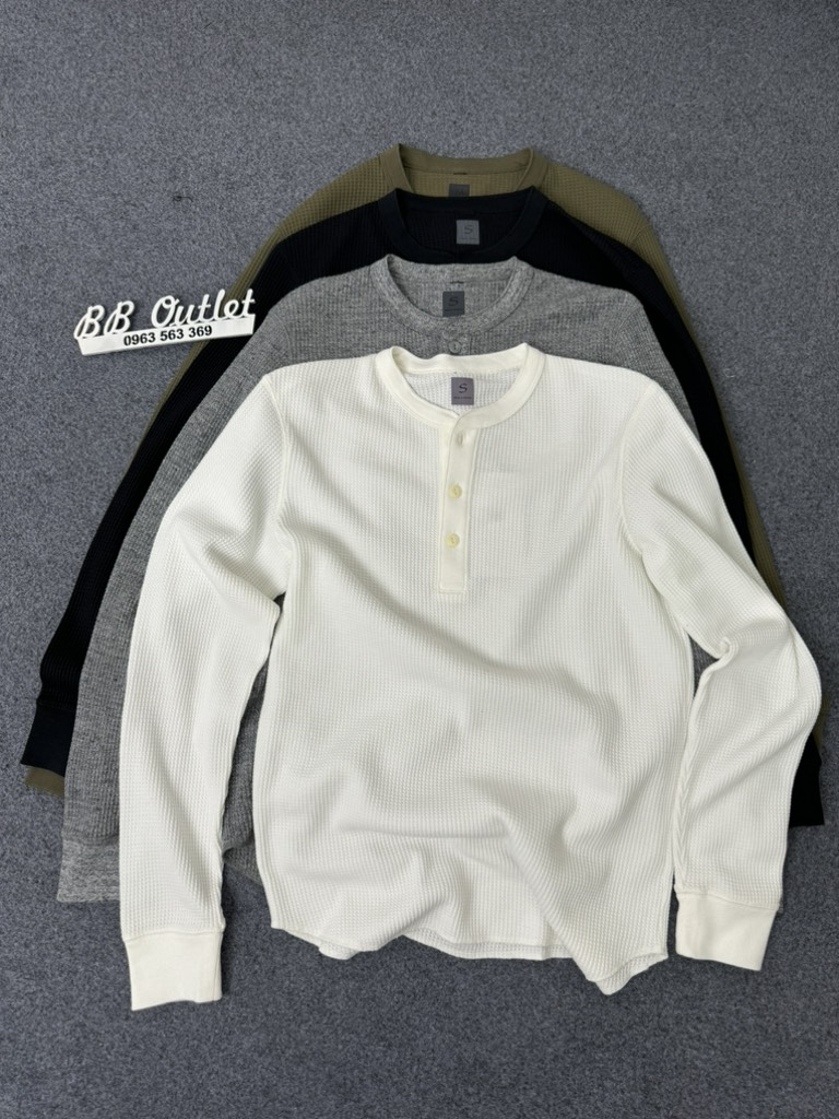 AA15 Áo cottong tổ ong nam