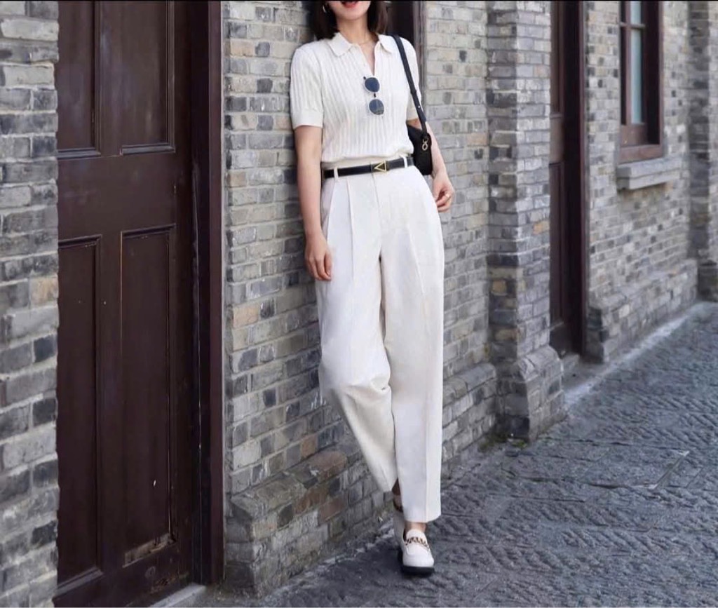 QE13 Quần linen baggy