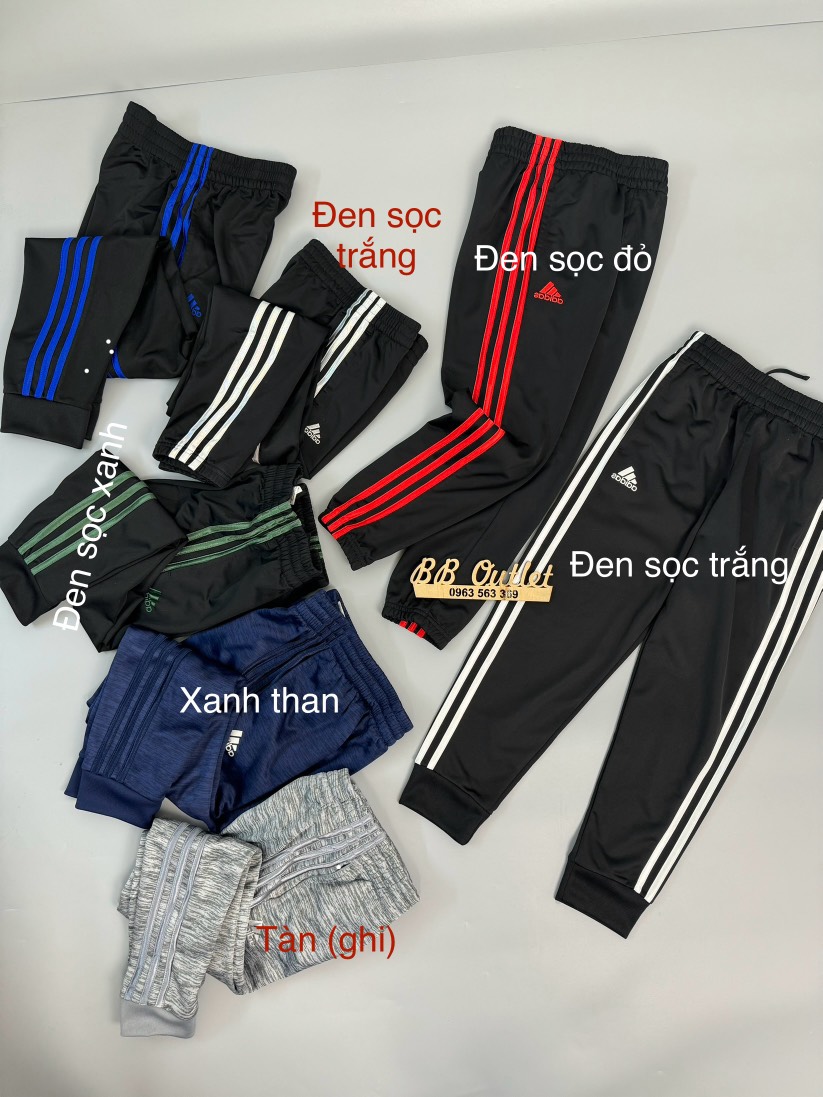 Q135 Quần thể thao trẻ em kẻ sọc Das