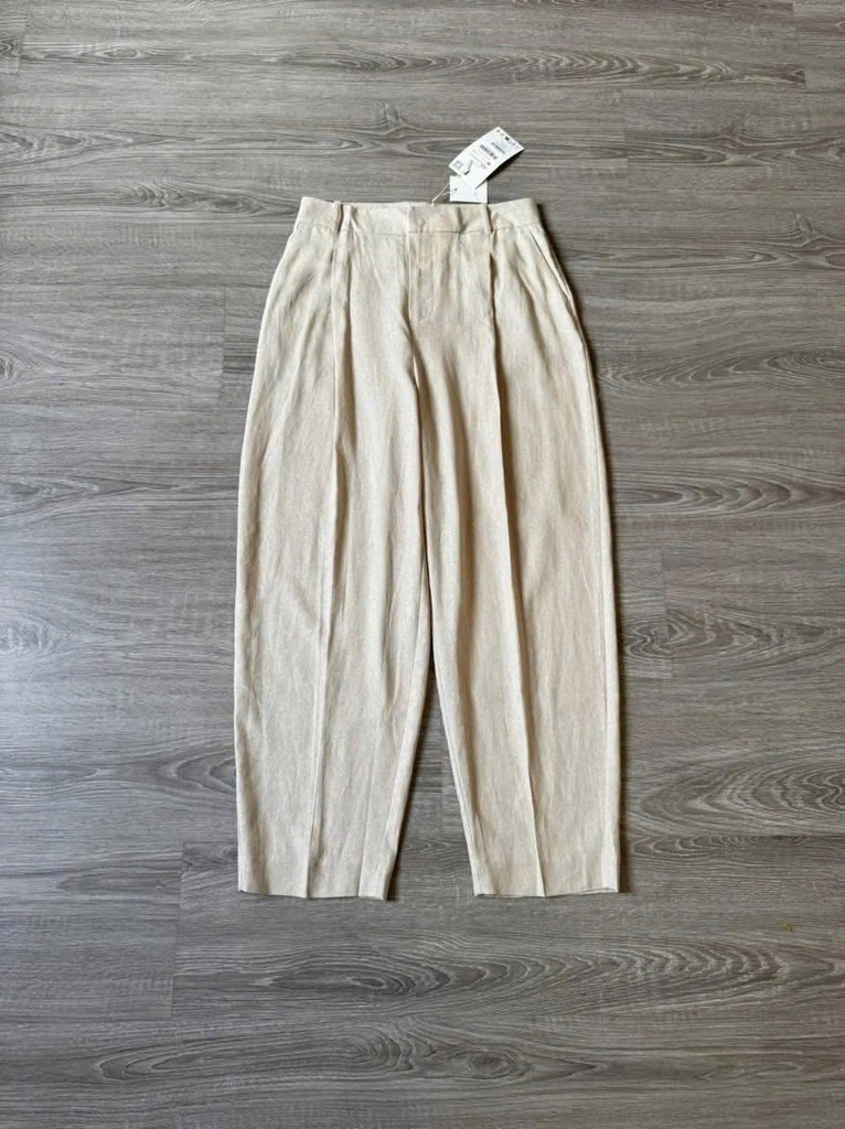 QE13 Quần linen baggy