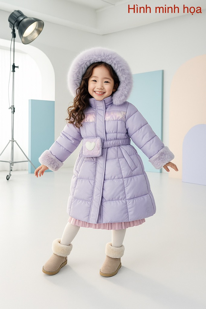 A148 Áo phao lông vũ dáng dài Prm