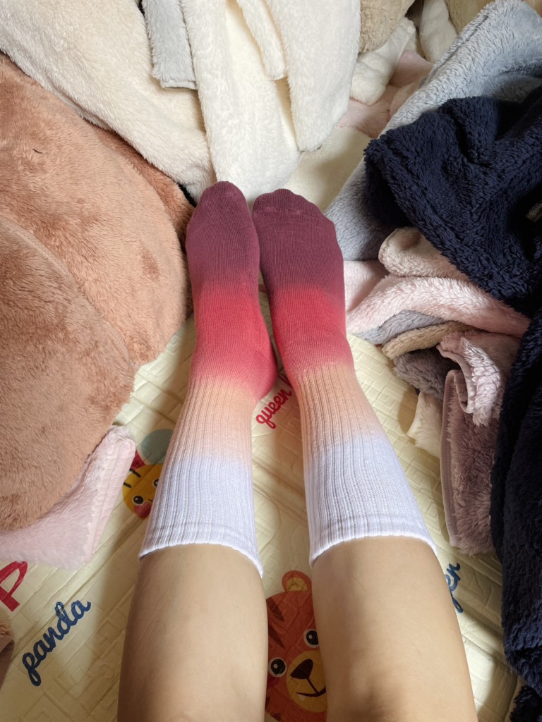 T17 Tất Ombre cổ cao American