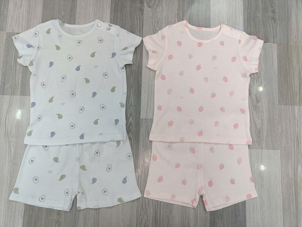B22 Bộ cotton Hàn ngắn