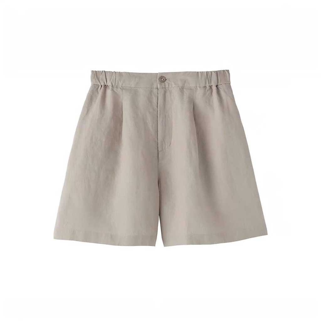 QE22 Quần short nữ linen