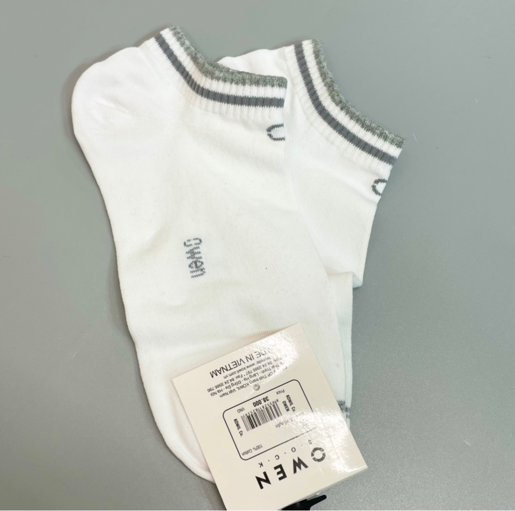 T24 Tất Owen cổ ngắn