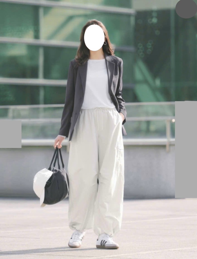 QE35 Quần gió nữ U