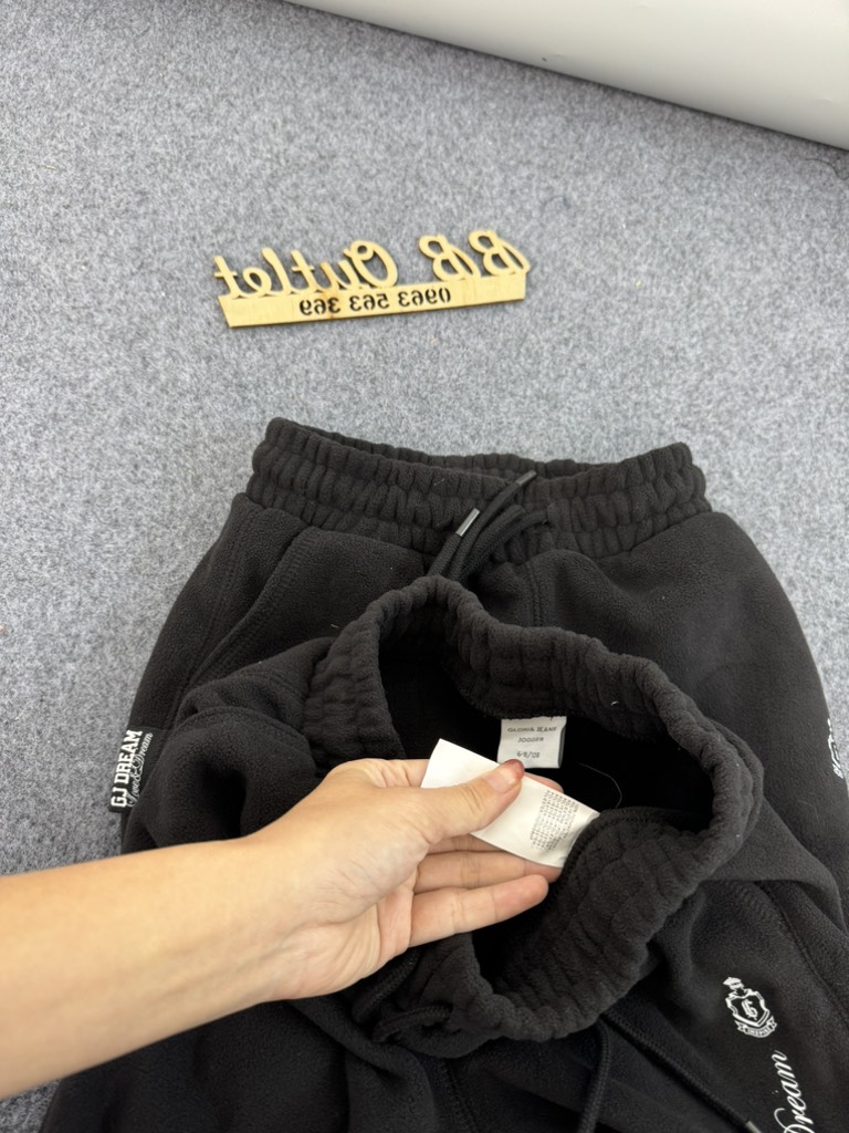 Q138 Quần nỉ dày bo gấu