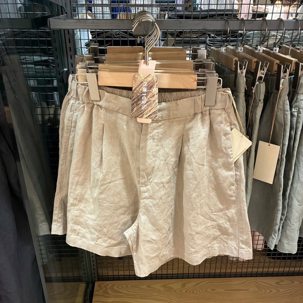 QE22 Quần short nữ linen